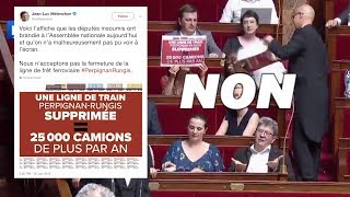 Des députés insoumis dénoncent la fermeture de la ligne Perpignan-Rungis