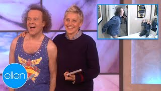 Richard Simmons Gets Scared By Ellen (Season 7)