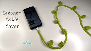 【VVStudio】Crochet Charging Cable Cover / Vine Cord Cover / かぎ針編み 充電ケーブルカバー / 钩编充电线保护