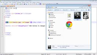 32 JavaScript Tutorial for Beginners 32 Changing an image | Computer Monk 🔴