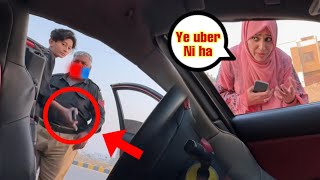Uber Driver in Sports Car for 24 Hours!😱Police Caught us😡