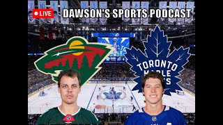 Minnesota Wild vs Toronto Maple Leafs LIVE Play by Play