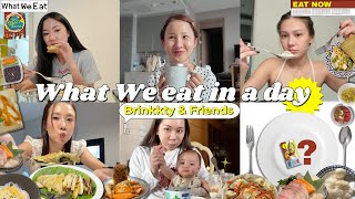 BRINKKTY&FRIENDS WHAT WE EAT IN A DAY 🥗✨แต่ละมื้อแต่ละเดย์ วันๆพวกฉันกินอะไร…