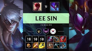 Lee Sin Jungle vs Kha'Zix: Legendary - KR Master Patch 14.23