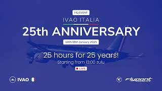 IVAO IT 25th ANNIVERSARY 🇮🇹❤️