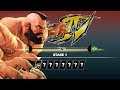 SFV AE - Zangief Arcade Mode (Full) [Street Fighter 4 Path]