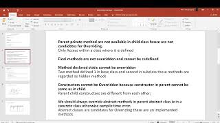 Overriding Rules in Java: Theory