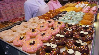 homemade donuts of high quality - korean street food