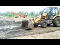 jcb machine working on road nh 32