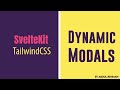 Svelte Kit Creating Popup Modals with Tailwind CSS