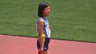 小学生女子（東京陸協）4x100mR リレー 日本陸上 サブイベント 2013.6.9