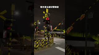 一宮行き普通列車「名古屋鉄道」尾西線【シエラ】　#shorts  #踏切 #電車