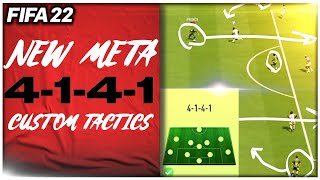 The BEST Formation on FIFA 22 *Post Patch *// 4141 Tactics \u0026 Instructions // FIFA 22 Ultimate Team