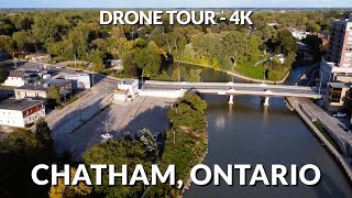 4K Drone Flight Over Chatham, Ontario's Stunning Landscapes