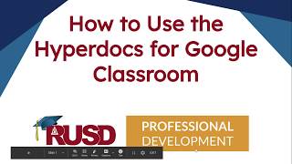 How to Use the Google Hyperdocs in Google Classroom