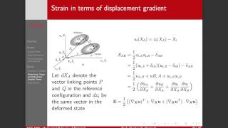 Lecture 2 part 7 - The Strain Tensor