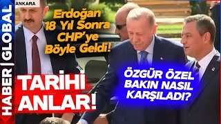 Cumhurbaşkanı Erdoğan 18 Yıl Sonra CHP'yi Ziyaret Etti! Özgür Özel Kapıda Bakın Ne Yaptı!