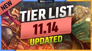 NEW UPDATED TIER LIST for PATCH 11.14 - League of Legends