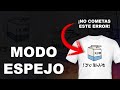 ¿Como imprimir en modo espejo? | impresión para sublimación