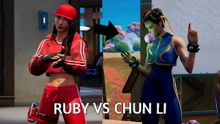 RUBY VS CHUN LI😳 #shorts