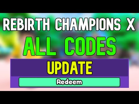 New Rebirth Champions X Codes Roblox Rebirth Champions X Codes (January 2024)