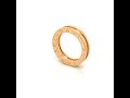 bvlgari bulgari b. zero 1 18k rose gold 1 band ring