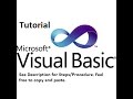 13. Tutorial Replacing Strings - Visual Basic 2017