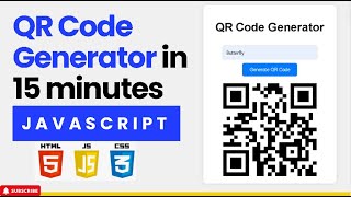 QR Code Generator using JavaScript (Hindi) | JS Project Ideas for beginners #html #css #javascript