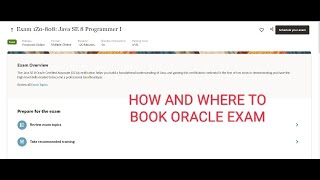 JAVA SE 8 PROGRAMMER - I HOW TO SCHEDULE THE ORACLE EXAM 1Z0-808 || PATTERN OF ORACLE Certification