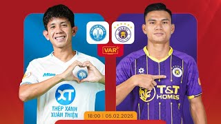 TRỰC TIẾP Thép Xanh Nam Định vs Hà Nội FC: Hấp dẫn trận đấu khai Xuân | Bình luận vòng 13 V.League