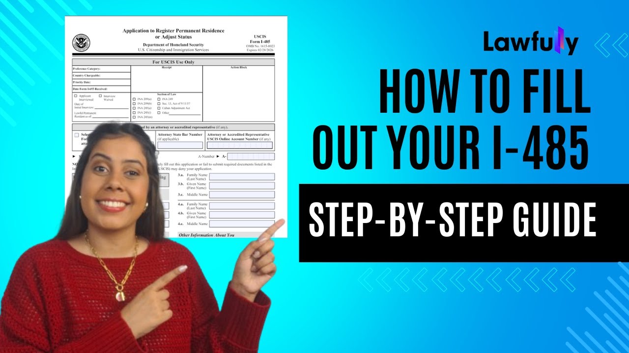 How To Fill Out Form I 485 Step By Step