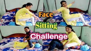 _Face sitting challenge || face sitting || #youtube #trending #viral #funny