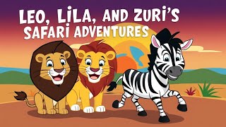 Leo, Lila, and Zuri’s Safari Adventures! Positive Message for Kids🦁