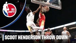 Scoot Henderson throws down filthy poster 💥