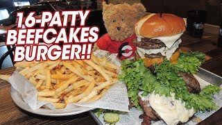 16-Patty Beefcakes Burger Challenge in Republic, Missouri!!