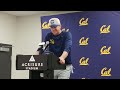 bear insider video cal hc justin wilcox pitt postgame