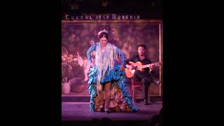 El baile #flamenco por guajira de Patricia Guerrero, en las noches de Corral de la Morería