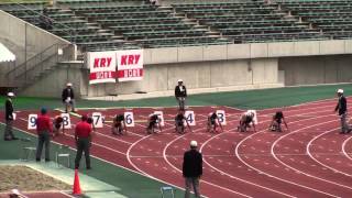 中学男子100mﾀｲﾑﾚｰｽ2組＠第10回 田島直人記念陸上競技大会