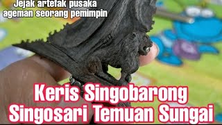 Keris Singobarong Singosari Temuan Brantas