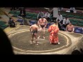 朝乃山 熱海富士の優勝を阻止して割れんばかりの大歓声 大関 貴景勝 優勝 令和5年 9月場所 千秋楽 2023 september grand sumo tournament final day.