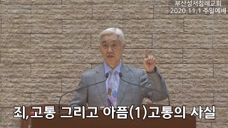 죄,고통 그리고 아픔(1)고통의 사실/부산성서침례교회(킹제임스흠정역)