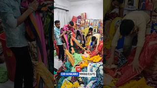 50 रूपिये में साडी मिल रही है 😱 लूटो लूटो जल्दी से | saree market surat