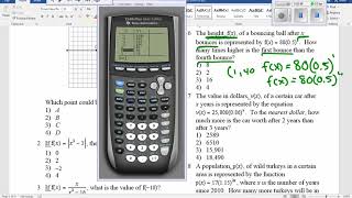 Alg CC Hot Topic #3 Function Notation, Domain, Range