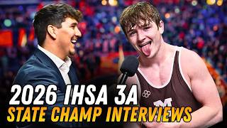 2026 IHSA 3A State Champion Interviews | Illinois Wrestling Finals
