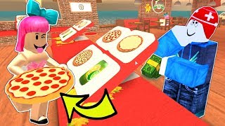 Roblox: I GOT A JOB AT A PIZZA PLACE!!!