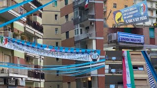 Festa Scudetto Napoli, ESPLODE d'azzurro il Rione Alto: guardate cos'hanno preparato! 😍💙