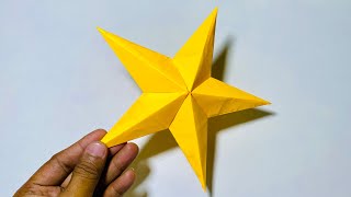 Clean and Super Easy 3D Star for Christmas Decoration | Paper Craft