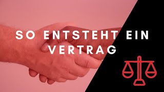 Wie entsteht ein Vertrag? Der Vertragsabschluss  - Angebot und Annahme