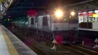 JR貨物 EF64-1021+EF64-1020 専用貨物列車(6883レ ロクヨン重連) 名古屋駅