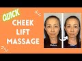 Quick Cheek Lift Massage